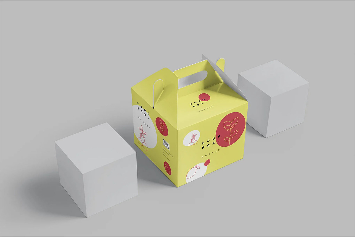 Gable Box Mockups, a Packaging Mockup by megostudi0 (Photo 2 of 7)