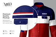 Men's workwear shirt set mockup, a Books & Magazine Mockup by Mildstudio (Thumbnail 3 of 8)