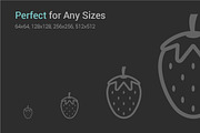 55 Fruit and Vegetable icons, an Outline Icon by WORAKAMON Design Studio (Thumbnail 6 of 8)