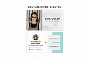 Yellow YouTube Branding Kit Canva, a Social Media Template by ltsdesigns (Thumbnail 3 of 5)