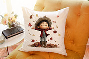 Watercolor little Farmer Clipart Set, an Illustration by Sublimation Artist (Thumbnail 6 of 6)