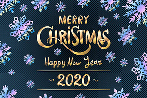 Merry Christmas Happy New Year 2020