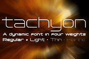 Tachyon, a Sans Serif Font by Fonthead Design (Thumbnail 1 of 2)