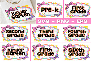 Preppy Back To School Bundle Png, an Object Graphic by Digi_Design_World