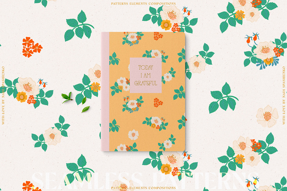 Floral Boutique || Vector Floral Set, an Illustration by nadispasibenko (Photo 3 of 15)
