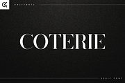 Coterie - Elegant Serif font, a Serif Font by Only Fonts (Thumbnail 1 of 10)