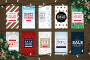 100 Christmas Instagram Stories, a Social Media Template by MinimalStudioCo (Thumbnail 7 of 20)