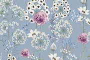 Floral vector seamless pattern, a Pattern Graphic by FleurArt (Thumbnail 2 of 8)