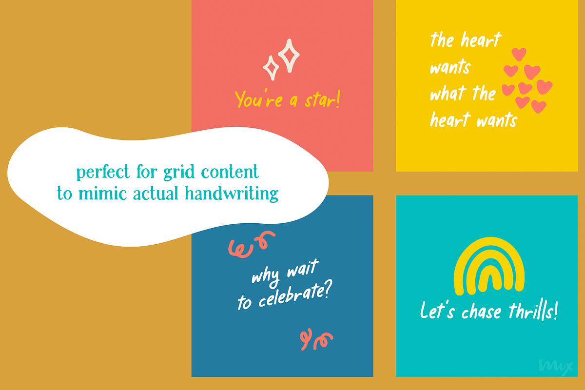 Signals - The Best Handwriting Font, a Sans Serif Font by Mix Fonts (Photo 3 of 3)