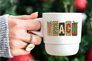 Coquette Teacher Christmas Png, an Illustration by OK Design (Thumbnail 2 of 4)