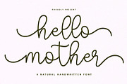 Hello Mother, a Handwritten Font by Madjack.font (Thumbnail 1 of 9)