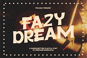 Fazy Dream Handwritten Font, a Handwritten Font by Berdansabersama (Thumbnail 1 of 9)