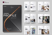 Company Profile Template, a Brochure Template by Alvi-Studio (Thumbnail 1 of 6)