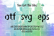 Theatric display font, a Sans Serif Font by Guten Tag Vector (Thumbnail 4 of 4)