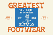 Reatro Retro - Western Font, a Slab Serif Font by Pandeka Studio (Thumbnail 4 of 9)