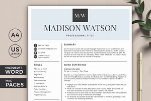 Minimal Resume Template CV