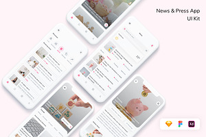 News & Press App UI Kit