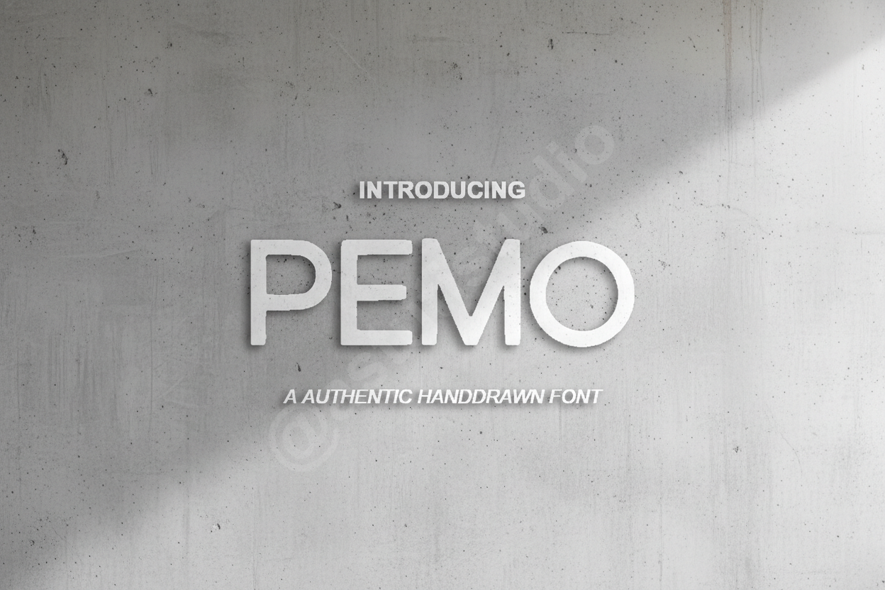 Pemo | Elegant Sans Serif Typeface, a Font by Astuti Studio