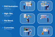 Financial Growth 3D Illustration Set, a 3D by novia99design (Thumbnail 4 of 6)