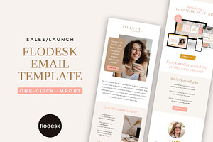 Flodesk Template | Launch Email