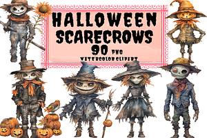 Scarecrows Collection Clipart