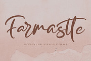 Farmaste, a Script Font by pineungtype (Thumbnail 1 of 9)