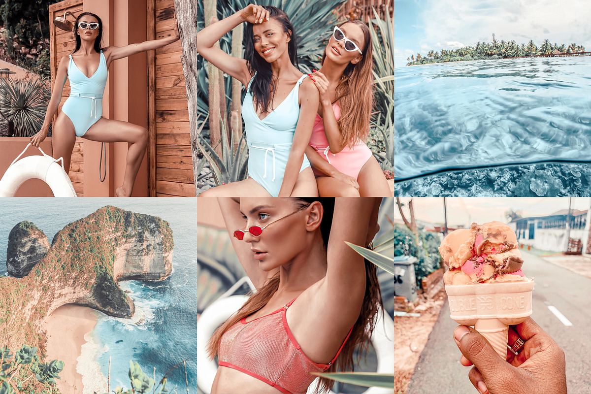 4 Lightroom Presets GODDESS, an Action Add-On by Graace Studio (Photo 2 of 8)