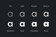 Geova: 16 Geometric Sans Fonts, a Sans Serif Font by Eko Bimantara (Thumbnail 6 of 11)
