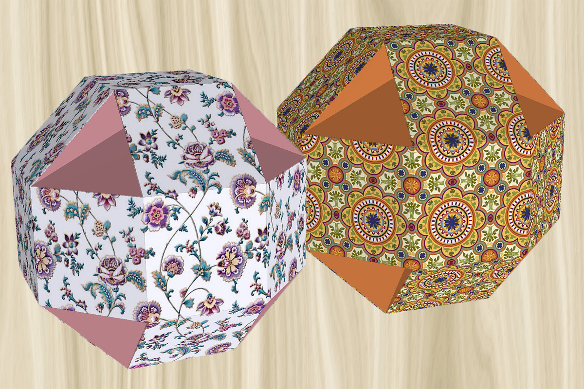 5 Ornamental Gift Сandy-Boxes - PDF, a Print Template by Kseniya-Omega (Photo 3 of 6)