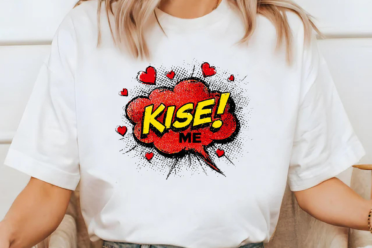 Pop Art Valentine PNG Sublimation, an Illustration by Designworld (Photo 4 of 9)