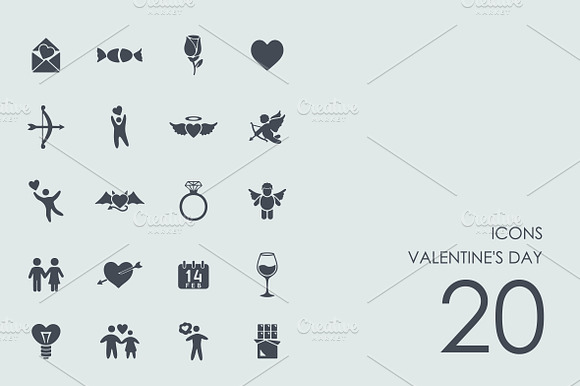 Valentines Day Icons