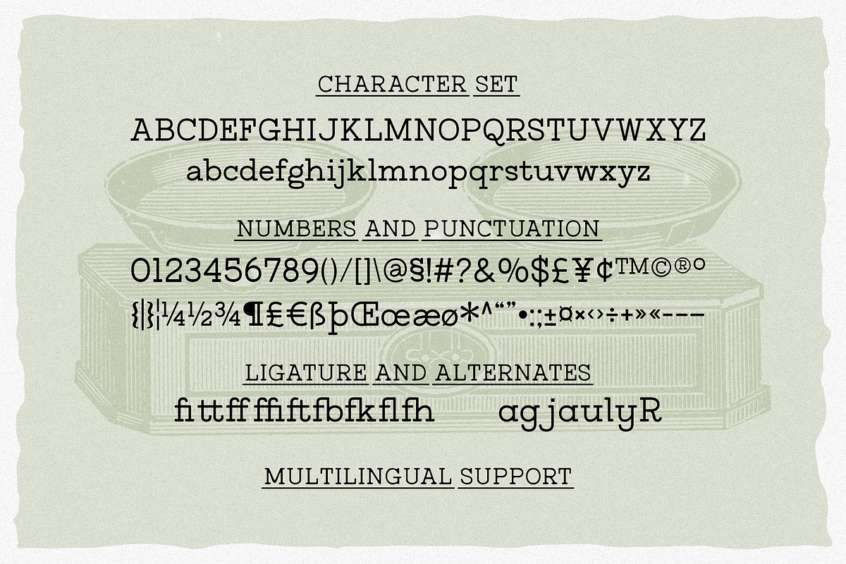 Untold History - Typewriter Font, a Serif Font by Arterfak Project (Photo 13 of 13)