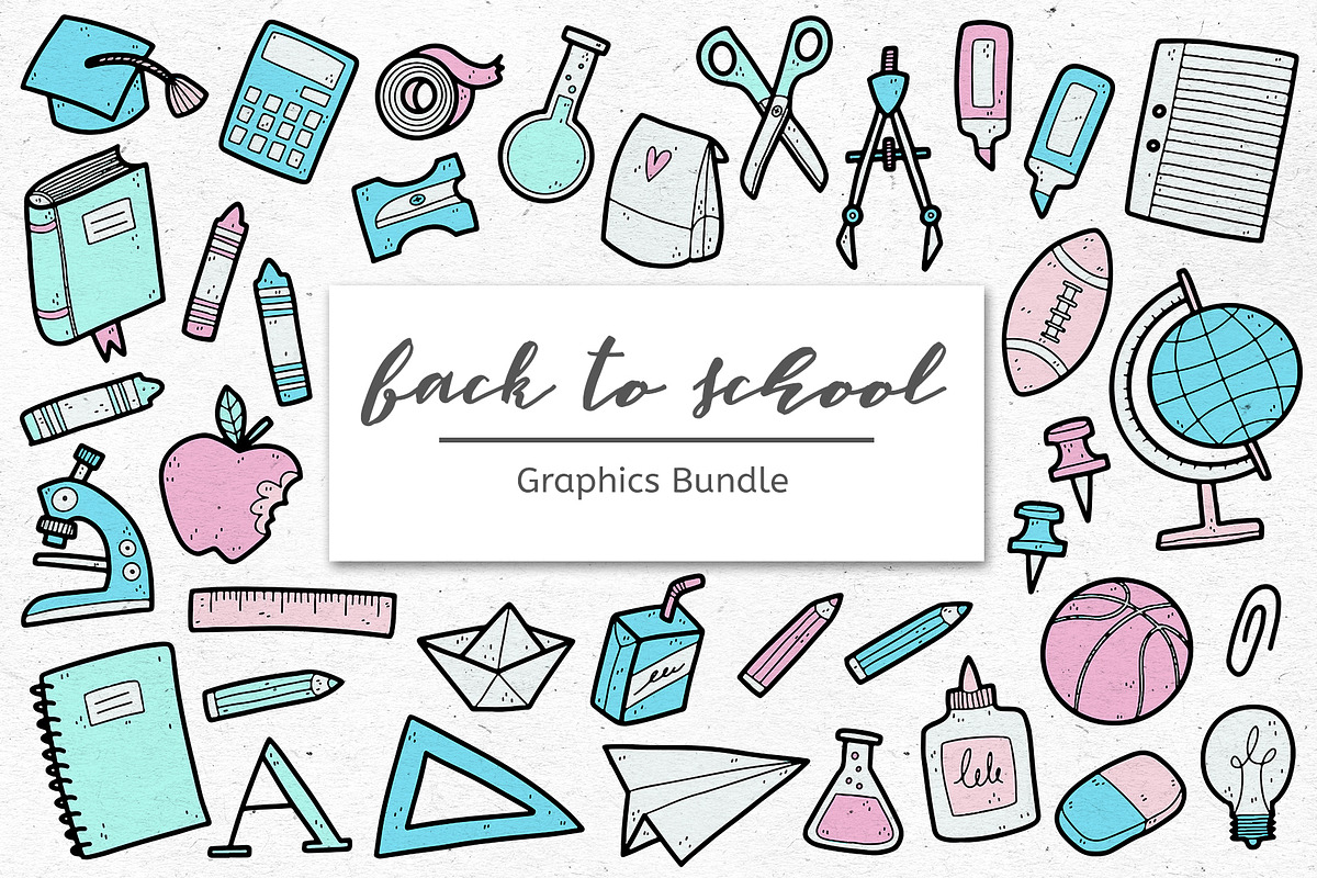 Back to School Graphics Bundle, an Object Graphic by voidea
