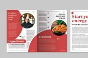 Cook Book Brochure Template, a Flyer Template by Shajib Shikder (Thumbnail 2 of 7)