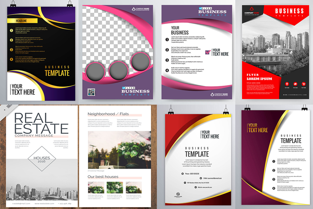 250+ Flyers Bundle 95% Extra, a Flyer Template by Imagine Design Studio (Photo 29 of 36)