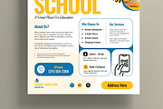 Back To School Flyer Template, a Flyer Template by MightyDesign (Thumbnail 3 of 6)