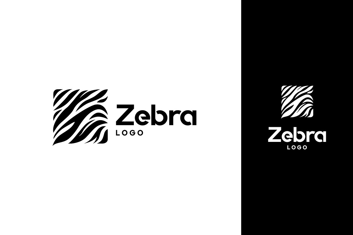 Iconic Zebra Logo designs concept, a Branding & Logo Template by Lucky Creative (Photo 3 of 4)
