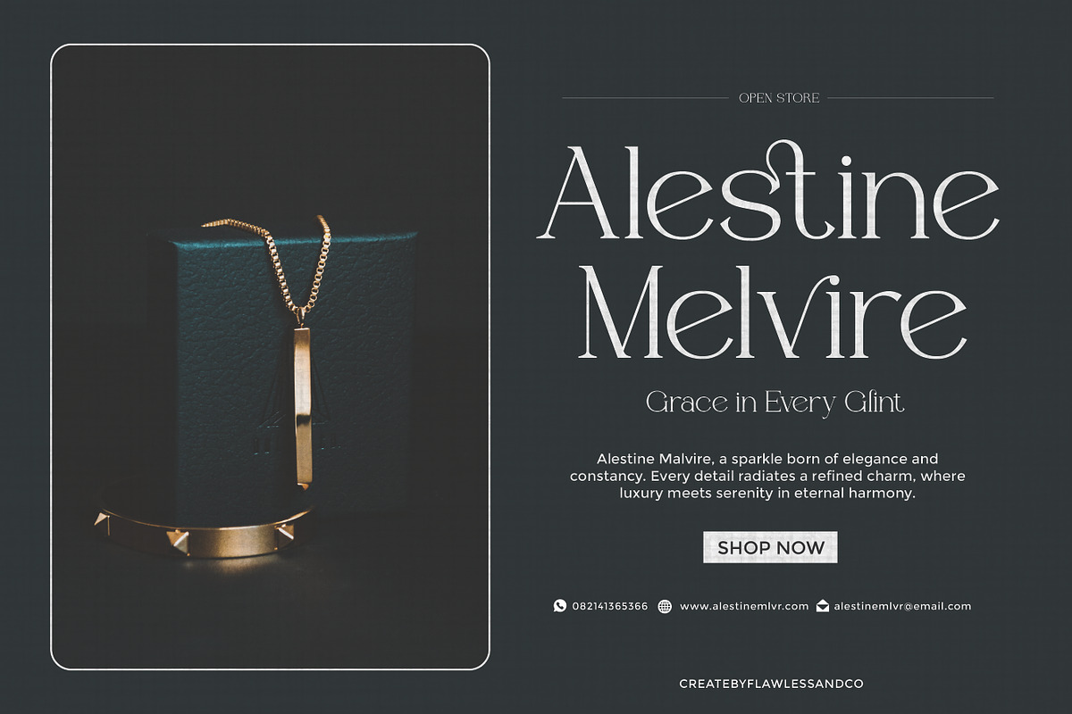 Gevilra - Elegant Serif Font, a Font by Flawless And Co (Photo 5 of 10)