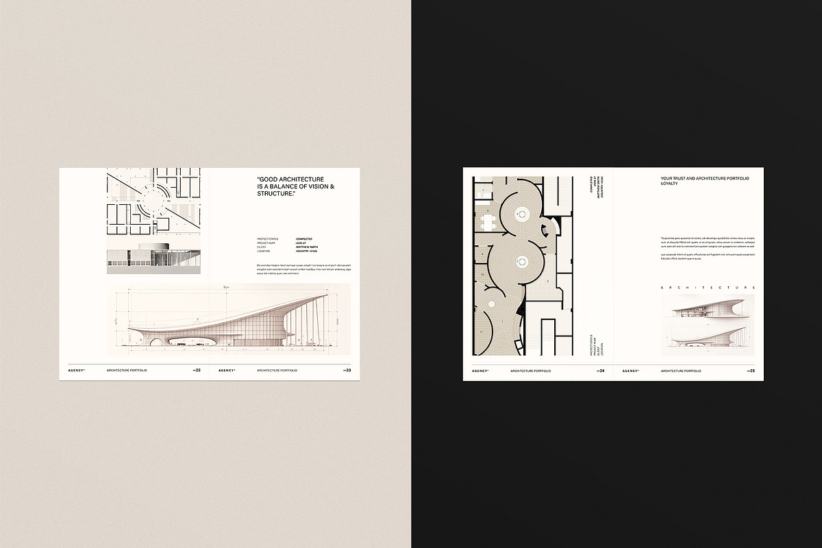 Architecture Portfolio Template, a Brochure Template by ArtisanaAura (Photo 10 of 21)