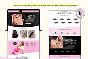 Wix Salon Website Template Theme, a Wix Template by Template Twist Shop (Thumbnail 7 of 10)