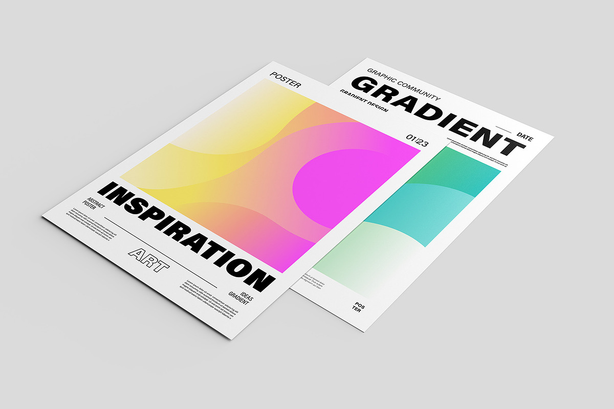 Paper Poster Mockups - 12 views, an Advertising Mockup by Illusiongraphic (Photo 13 of 28)