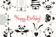 Funny Animals - Card Kit, an Animal Illustration by Baksiabat (Thumbnail 7 of 9)