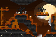 Platformer Game Tile Set 4, an Illustration by pzUH (Thumbnail 3 of 5)