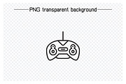 Joystick Icons Line Illustration, an Outline Icon by Designfour (Thumbnail 4 of 7)