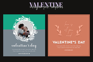 Valentine Instagram Post Templates