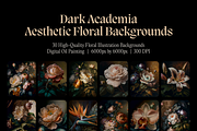 Dark Academia Aesthetic Flower BGs, an Illustration by September 5th (Thumbnail 15 of 19)