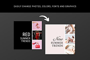 Fashion Templates Canva Instagram, a Social Media Template by DeeBeeDesign (Thumbnail 4 of 7)