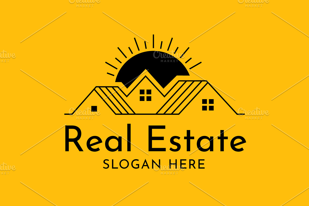 Real Estate Logo, a Technology Illustration by Kaushal Jangid (Photo 2 of 9)