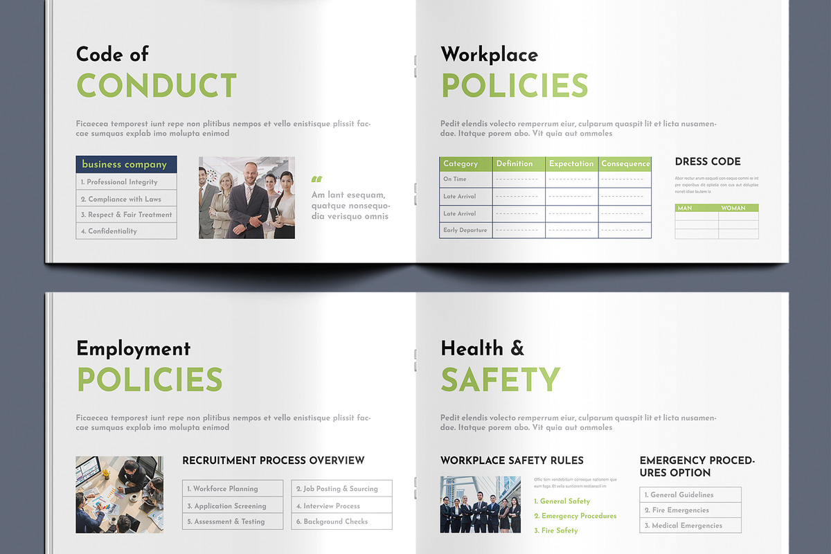 Creative Portfolio Book Template preview 4