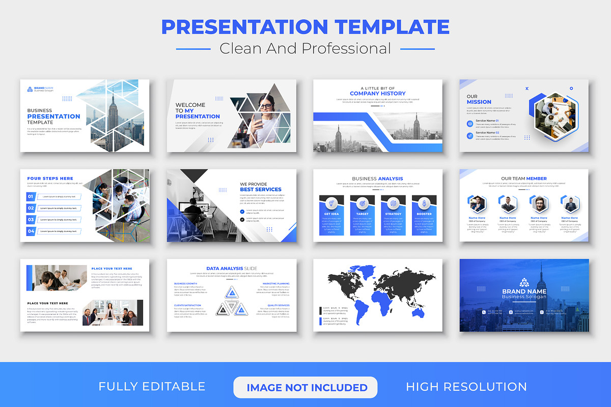 Corporate Marketing Plan Slides, a Presentation Template by pixelcreatx (Photo 5 of 5)